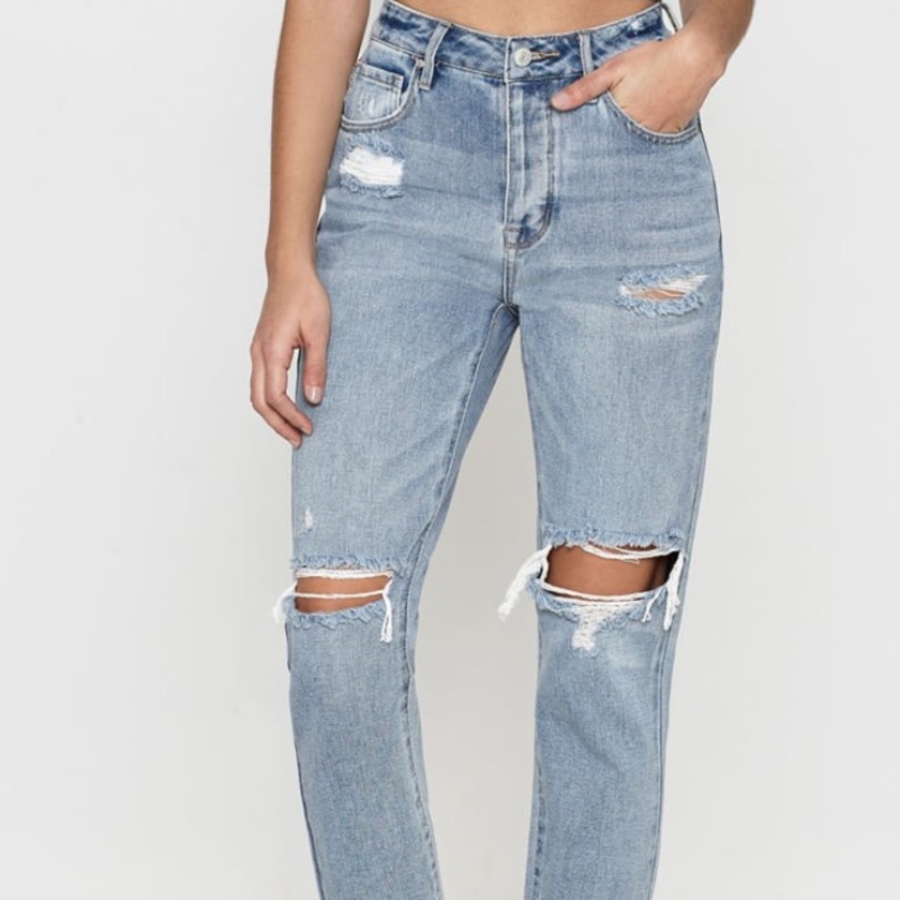 Pacsun ripped mom jeans